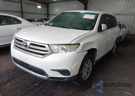 2013 Toyota Highlander Plus from USA, damaged, VIN 5TDZA3EH9DS036342